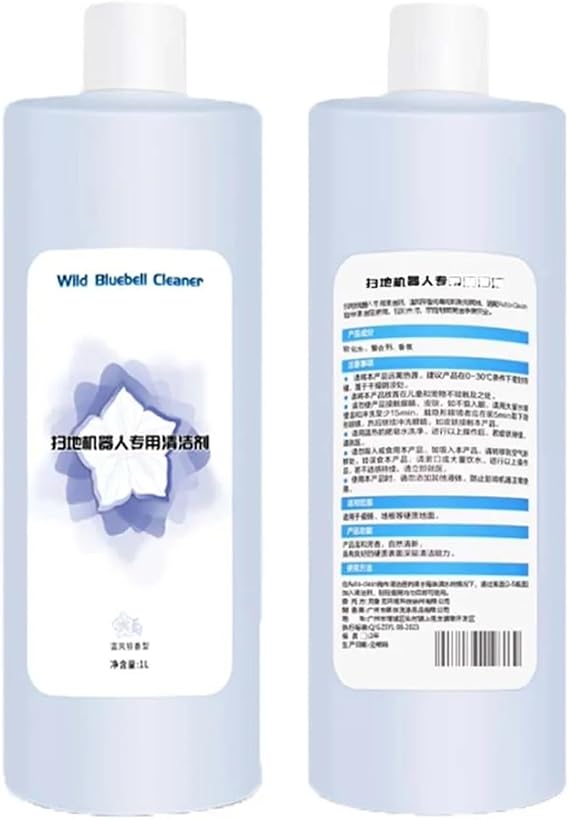 Cleaning Solution 1L, Compatible For Ecovacs Deebot T30S Combo/T30 Pro Omni/T30S/X2 Combo/X1 Turbo/T20/T10 OMNI/N9, Parts Cleaning Solution