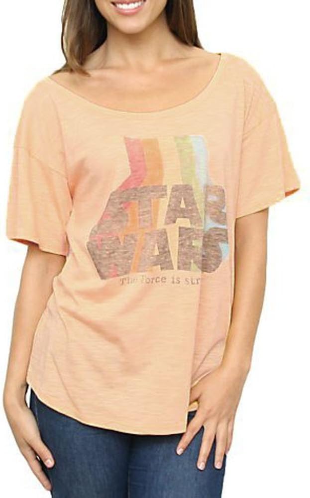 Junk FoodStar Wars The Force Is Strong Slub Heartbreaker Juniors T-shirt