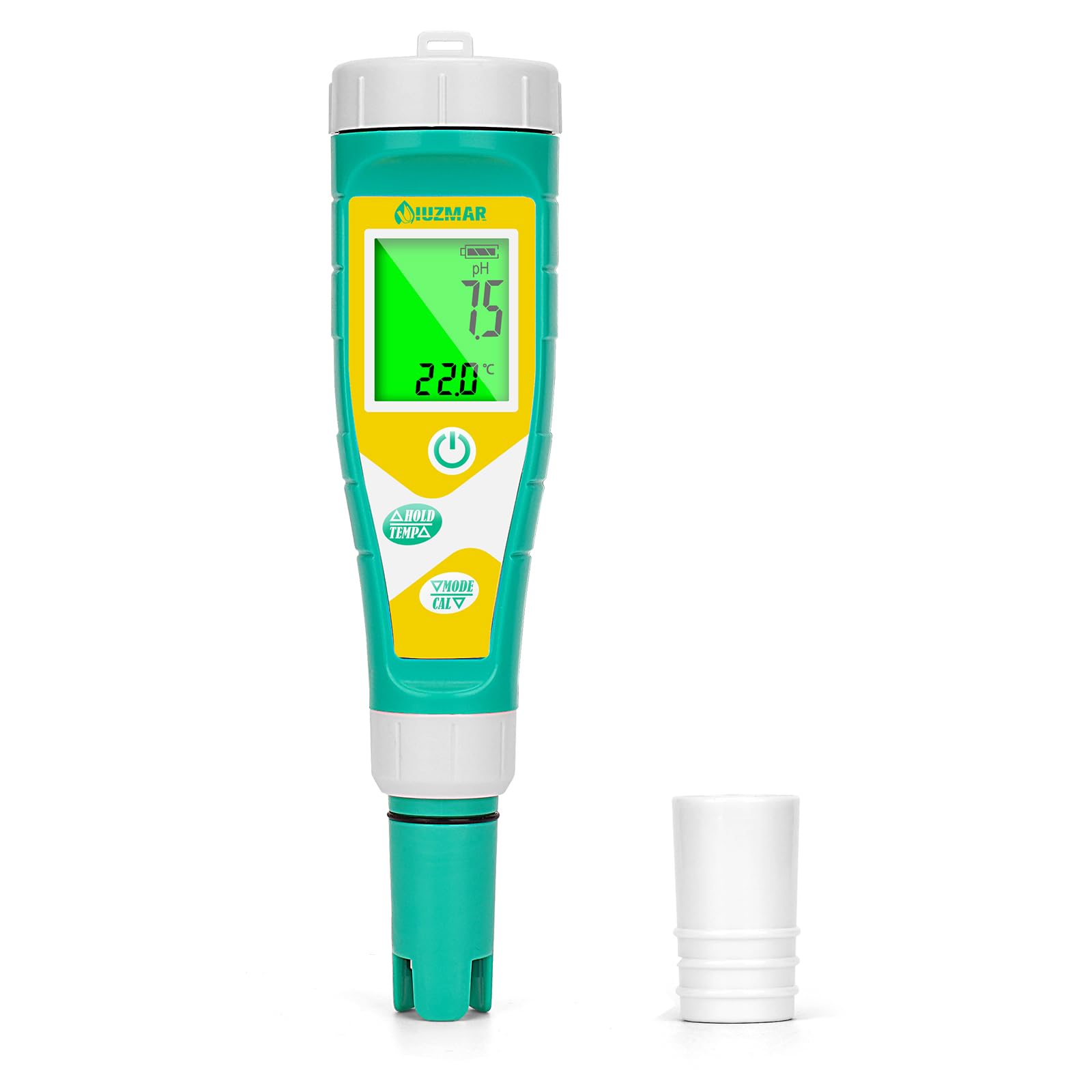 UIUZMAR Testeur de Sel pH Mètre pH ORP Mètre Précis et Constant | 6 en 1 pH, Salinité, ORP, TDS, EC, Temp Testeur de PPM et EC pour L'hydroponie, les Aquariums, les Piscines