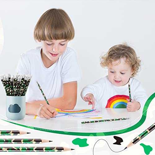 Chivao 50 lápices de camuflaje para niños miniatura 3