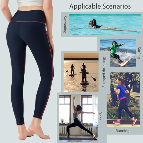 Image of Ubestyle Women's Swim Pants UPF 50+ High Waist Rash Guard Leggings