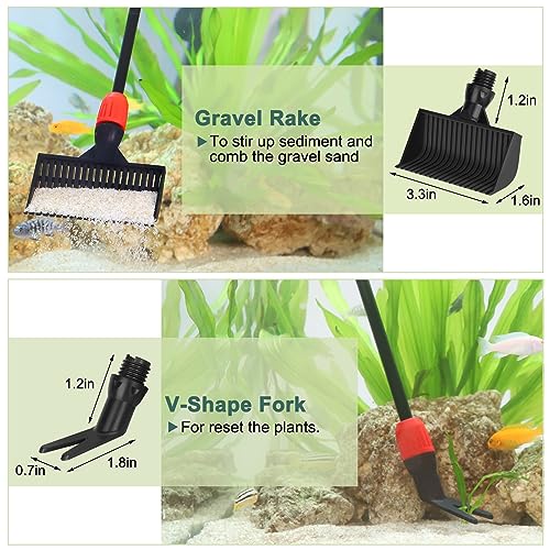 Grattoir algue aquarium hygger pour un décor aquatique clair