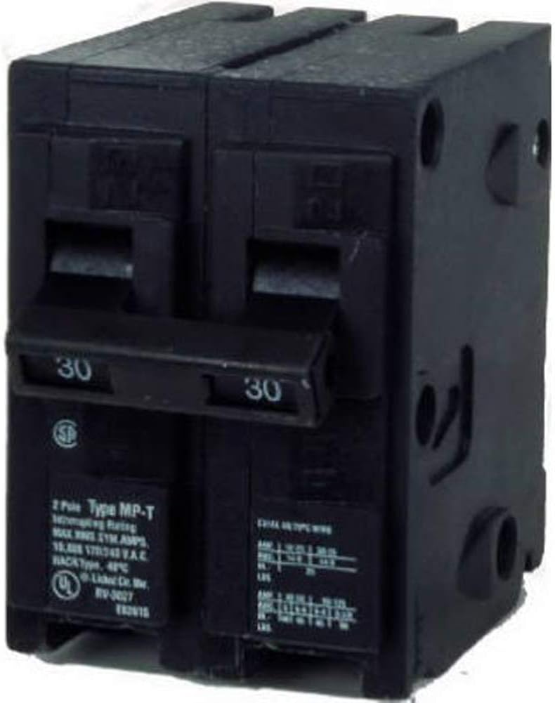 MP230 30-Amp Double Pole Type MP-T Circuit Breaker