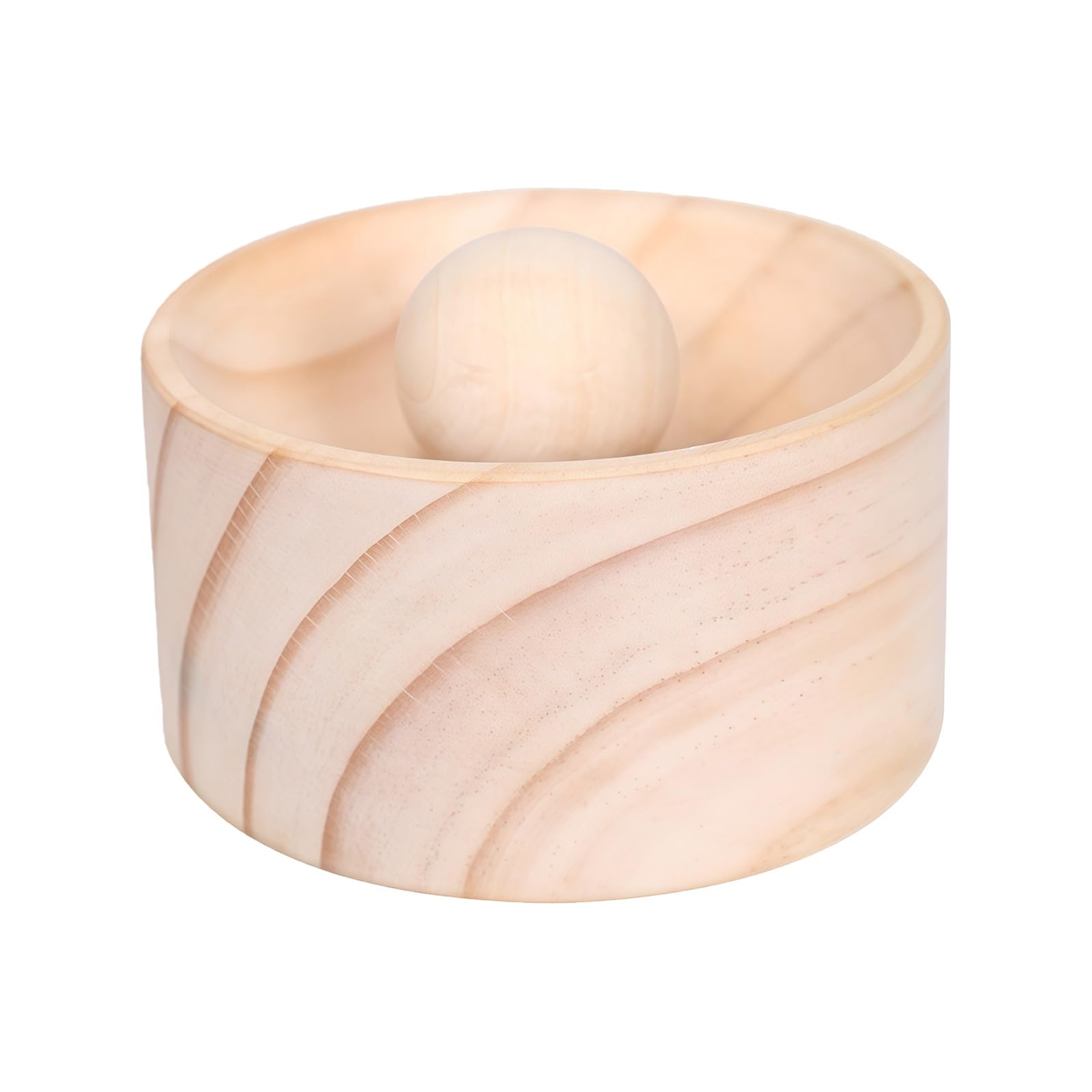 NVOQILIN Dumpling Maker Press Tool Nonstick Wooden Pastries Quick Wrapper for Making Consistent Skin Wood Press