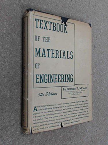 Textbook of the materials of engineering: With ... B0007DOUI8 Book Cover