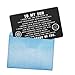 ABNTY To My Son Graduation Card - Steel Engraved Inspirational Quote Message Gifts for Son - Birthday Christmas Gifts Wallet Insert