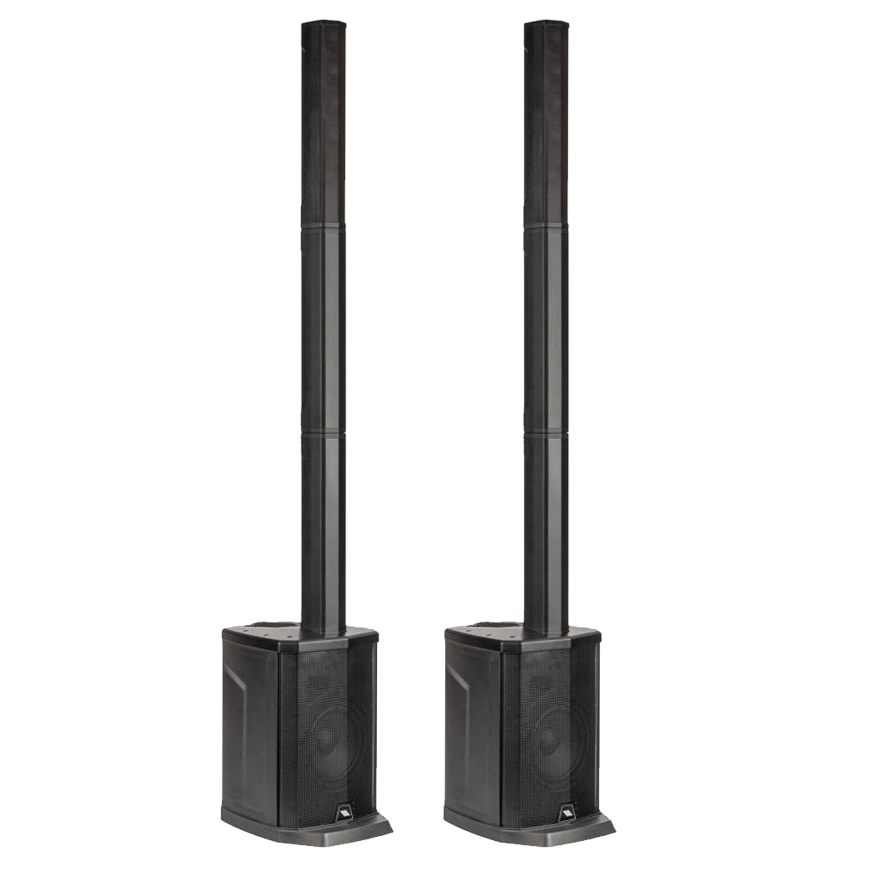 PROEL SESSION1 - Coppia Sistema audio a colonna a 2 canali da 400W di picco a colonna con mosulo MP3 / USB/SD player e BLUETOOTH STEREO + borsa satelliti inclusa, Nero.