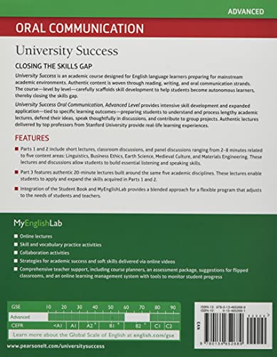 University Success Oral Communication Advanced, Student Book with MyEnglishLab - Image 2