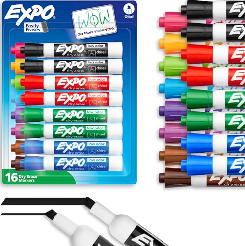 EXPO Dry Erase Markers, Low Odor Ink...