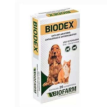 Biodex C/ 20 Comprimidos para Alergia em cães e gatos