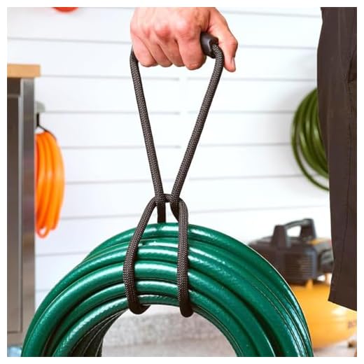 Cord Storage Straps, 17" Extension Cord Straps Heavy-Duty for Garden Hose Strap Cordes Organizer Handle for RV Accessories, Industrial Electrical Accessories