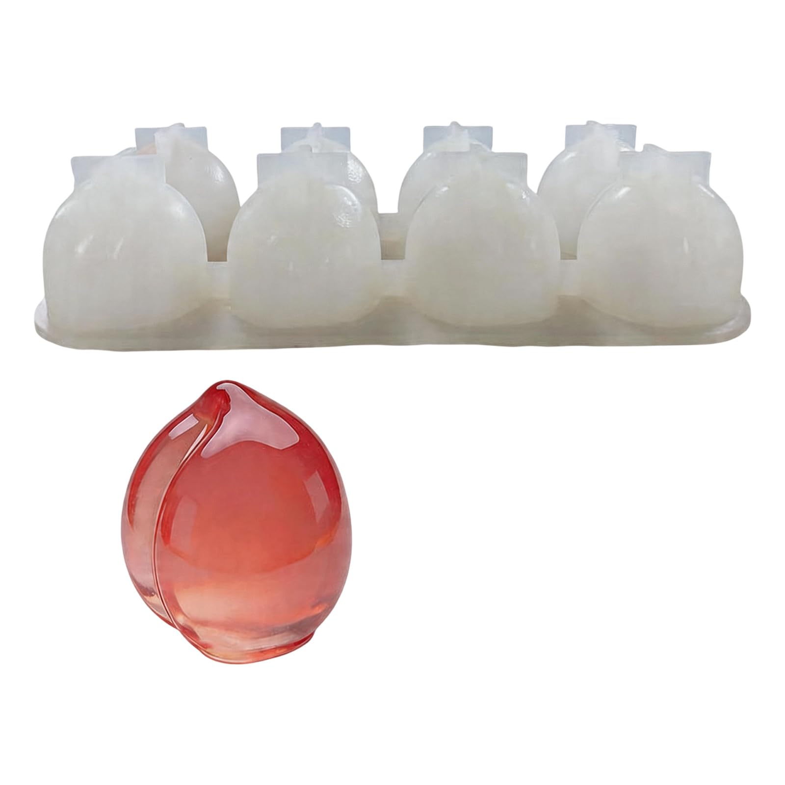 Snorvixre Easy to 8 Cavity for Cake Jellies and Puddings Making Kitchen for Creative Dessert Presentation Elastomer Baking Cast