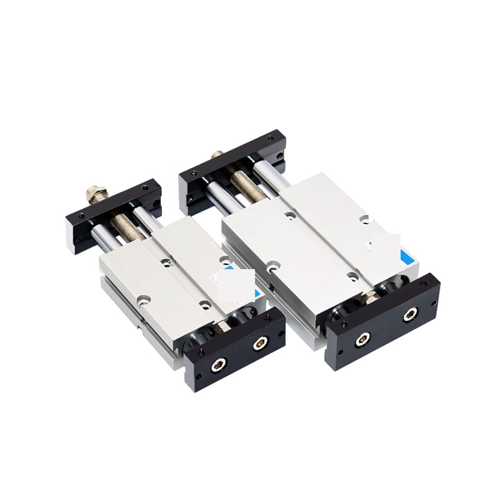 Pneumatikzylinder, Pneumatische Zylinderbohrung vom doppelten Stabentyp 25 32 mm Aluminiumlegierhub 10~200 mm Luftzylinder Verstellbarer Strich(TNJ25x50-30)