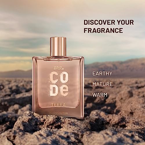 Image of WILD STONE CODE Terra Eau De Parfum For Men, 100Ml|Luxury Perfume With Long Lasting Smell For Classy, Mature And Sleek Personality|Premium Perfume For Men - Terra, Spray
