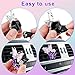 4 Pieces Car Aromatherapy Vent Clips Dual Butterfly Car Air Vent Freshener Perfume Clip Aroma Diffuser Decoration (Pink, Purple)