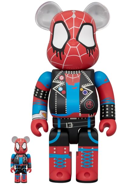 Amazon | BE@RBRICK SPIDER-PUNK 100％ & 400％ | ロボット・子ども
