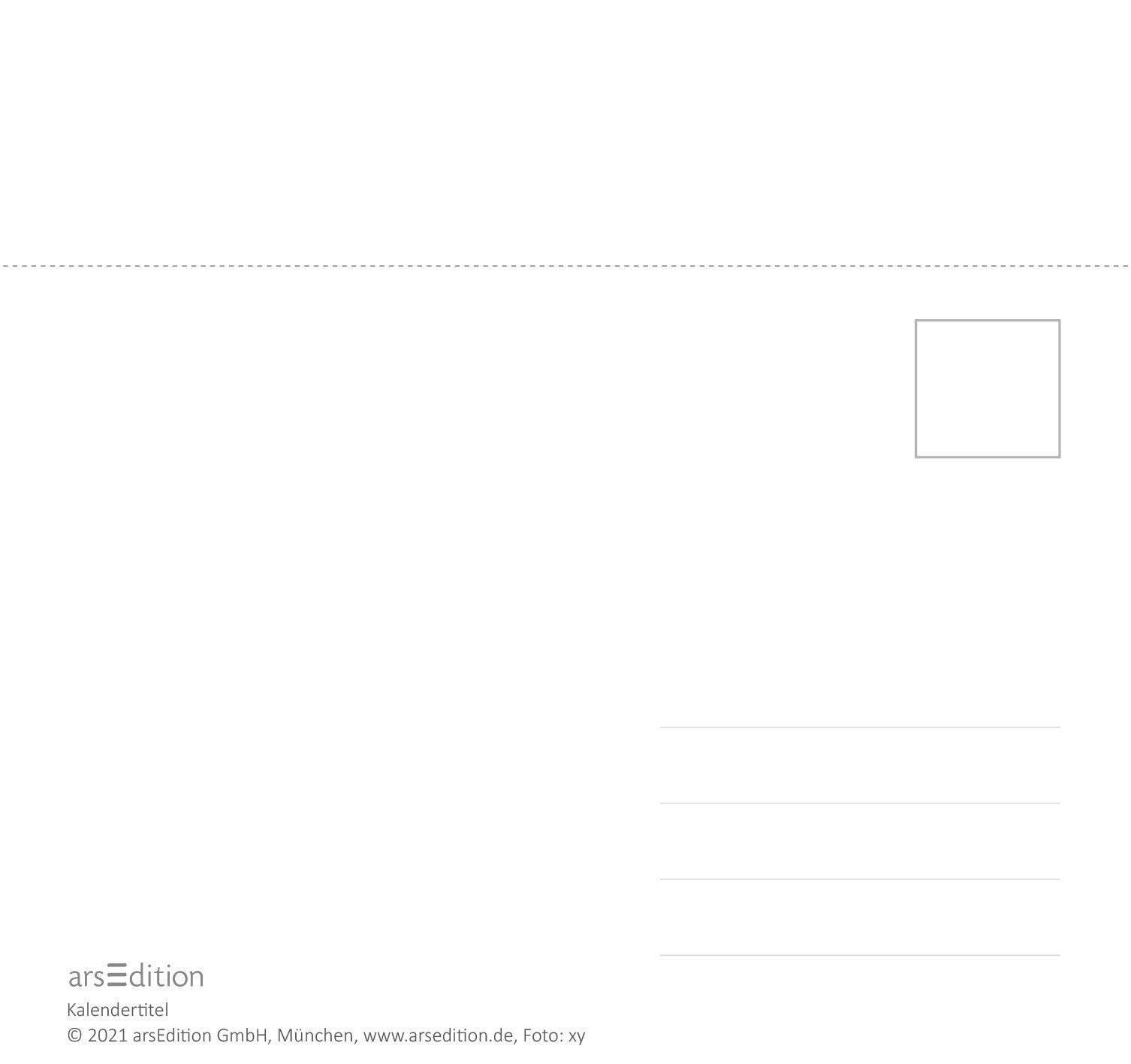 Postkartenkalender Raus ins Grüne 2022