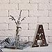 Barnyard Designs Metal Marquee Letter A Light Up Wall Initial Wedding, Home and Bar Decoration 12” (Rust)