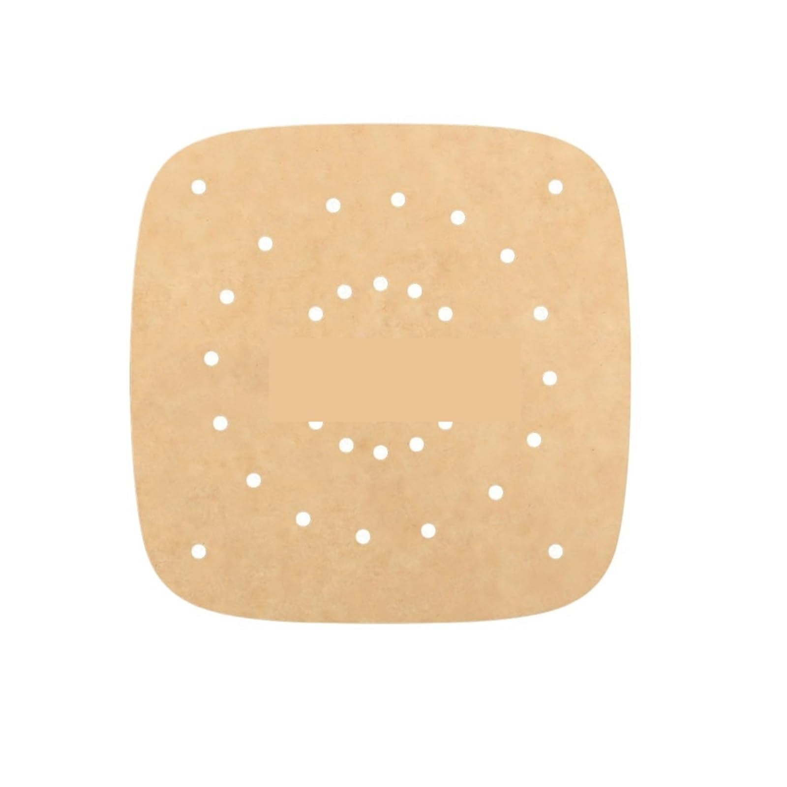 papier de charcuterie Tapis de cuisson carré perforé for friteuse à air, papier sulfurisé antiadhésif sans huile for friteuses, micro-ondes et cuiseurs vapeur(23CM 200PCS)