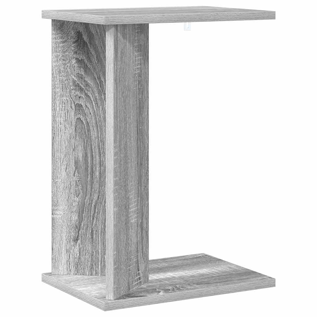 Mesa auxiliar gris Sonoma 35 x 25 x 50 cm Madera de ingeniería