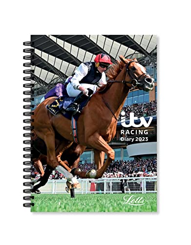 Letts of London ITV Racing A5 week to view diary 2023, 23-081038, Black