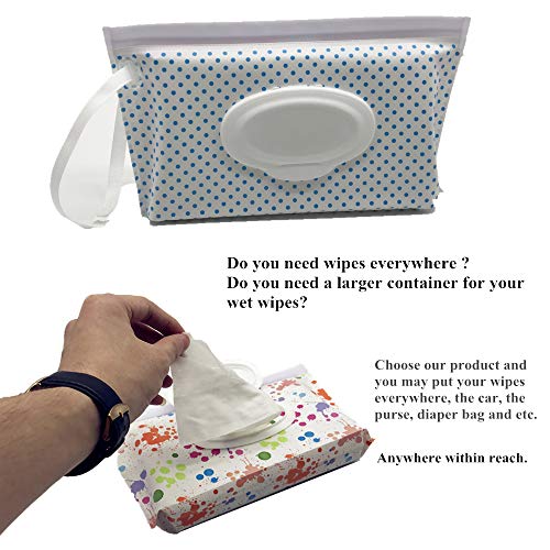 refillable wet wipes pouch