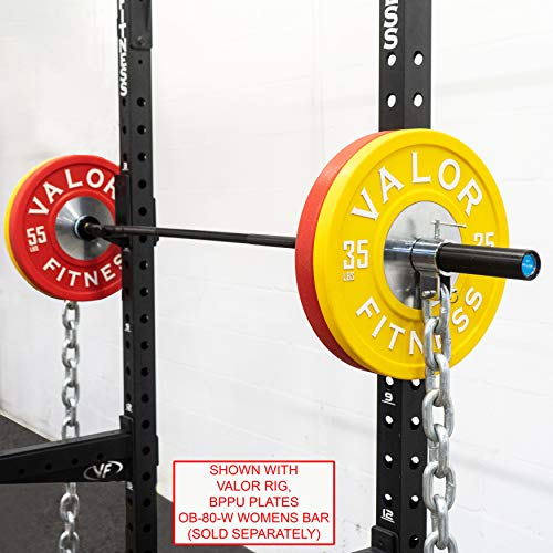 Valor Fitness Steel Weight Lifting Chains with Collars for Power Lifting Weightlifting Strength Training – Squats Bench Press Workout Dips Pushup