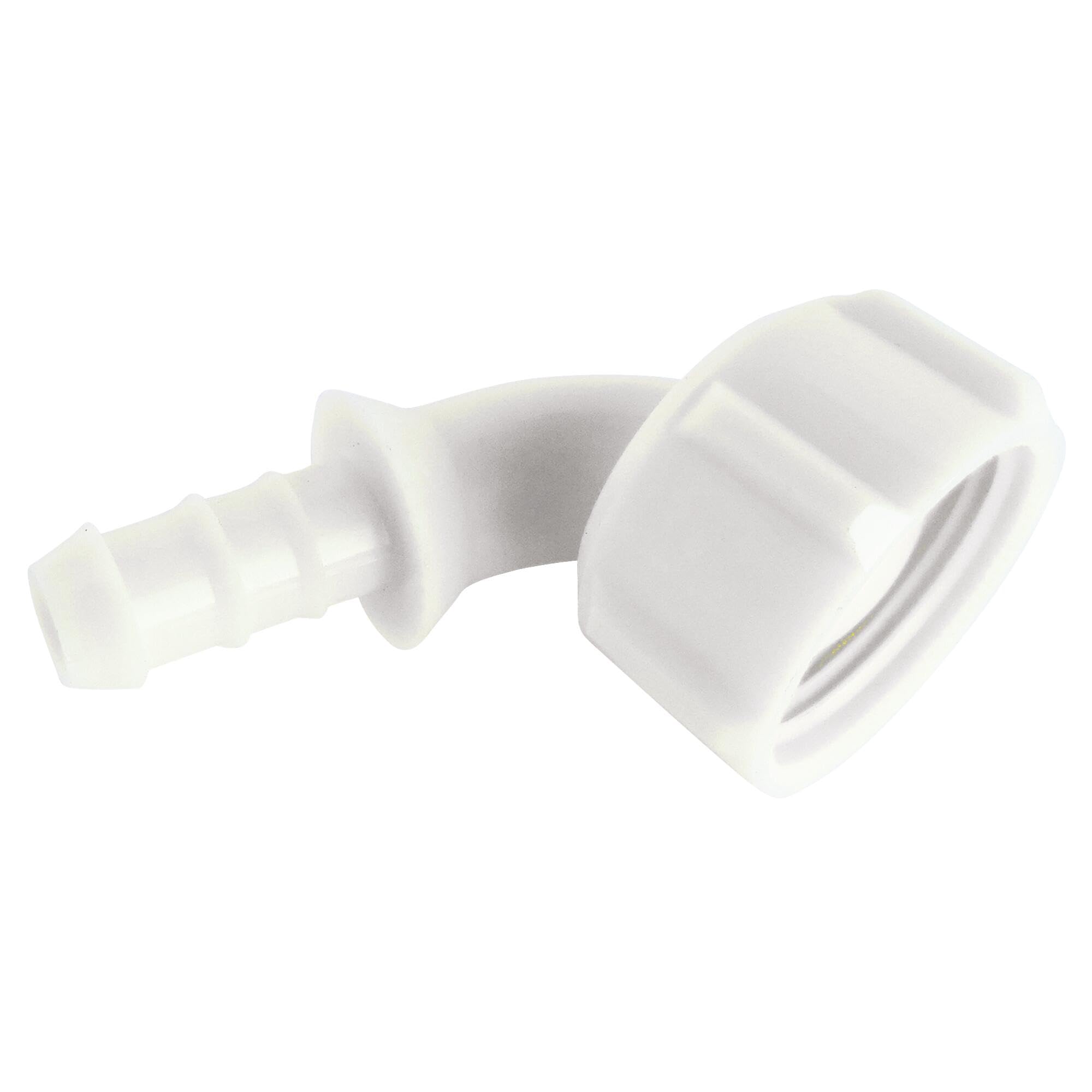 SOMATHERM FOR YOU - Nut Jointed Plastic Swivel Joint 20/27 with Nipple for a Machine Feed Pipe Washing Fitting