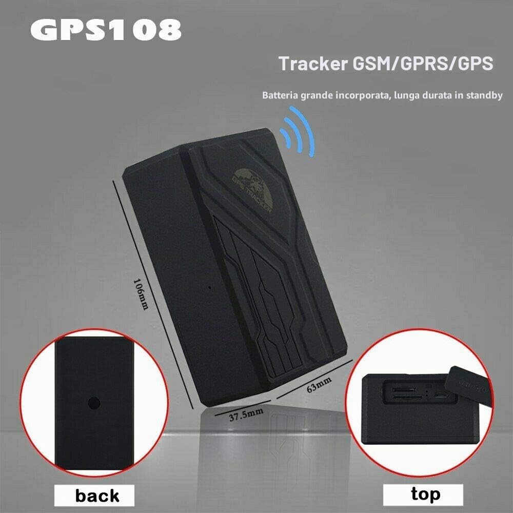 GPS Tracker TK-108 GSM SPY LONG RANGE VEICOLO FURTO ALLARME SOS