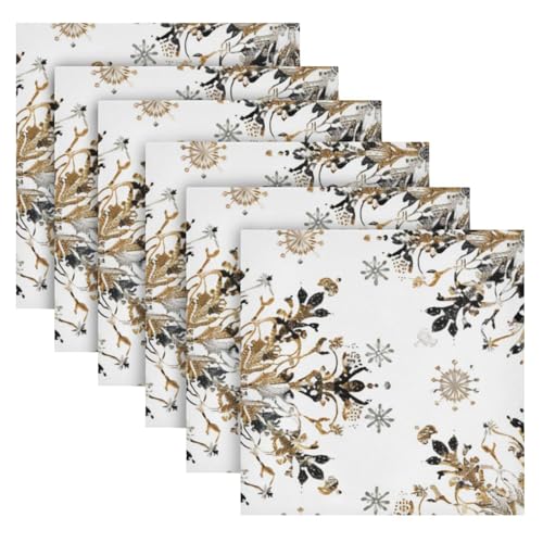 Servilletas de tela multicolor 20x20 pulg x6 miniatura 2