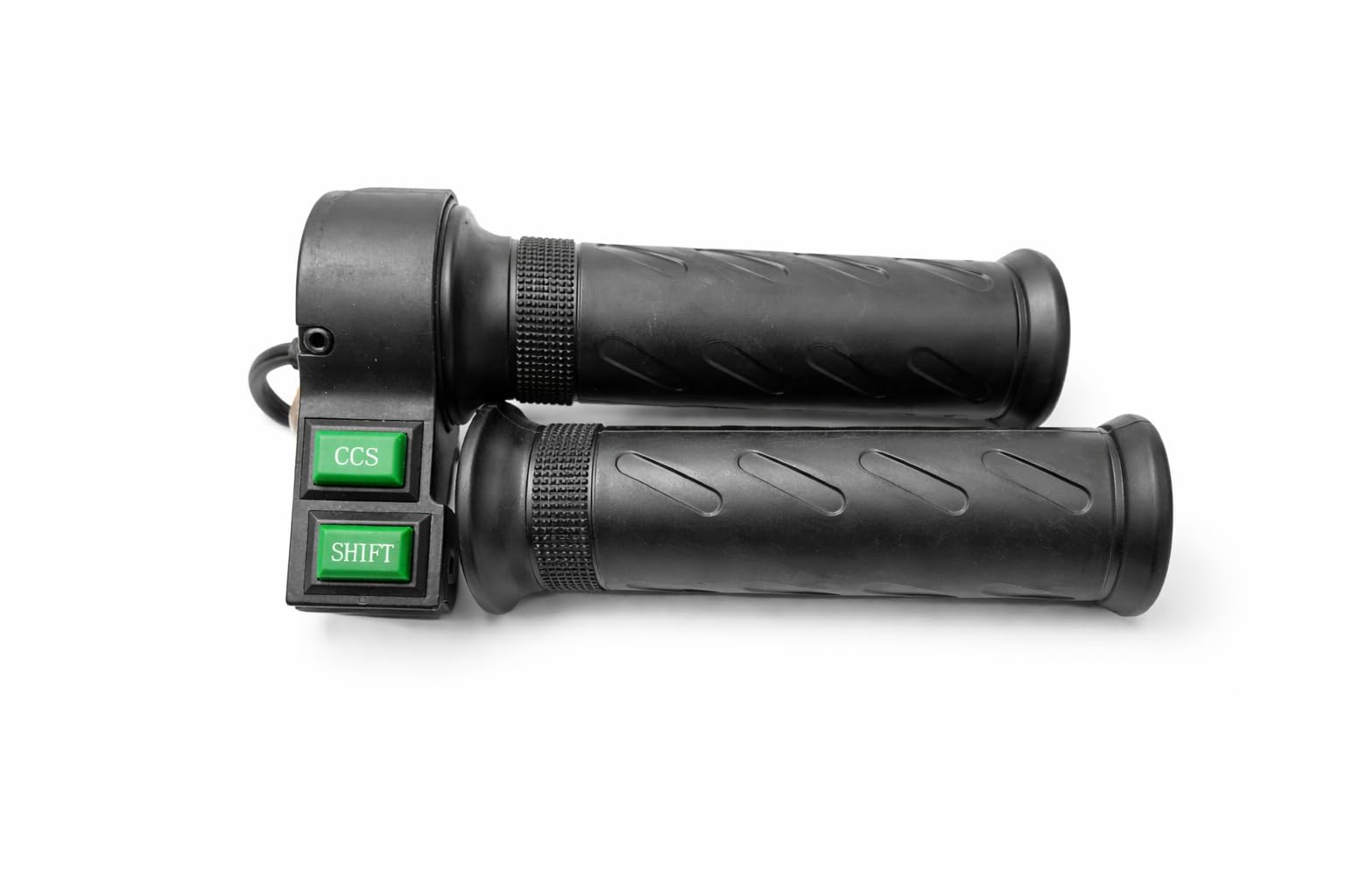 Electric Bike Throttle Grip with CCS and Shift Buttons, Black, Rubber and Metal, 12.0 x 3.5 cm|ev scooter throttle|okin-awa electric scooter parts-image-38