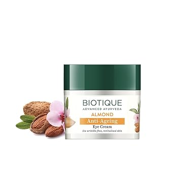 Biotique Bio Almond Soothing And Nourishing Eye Cream, 15g