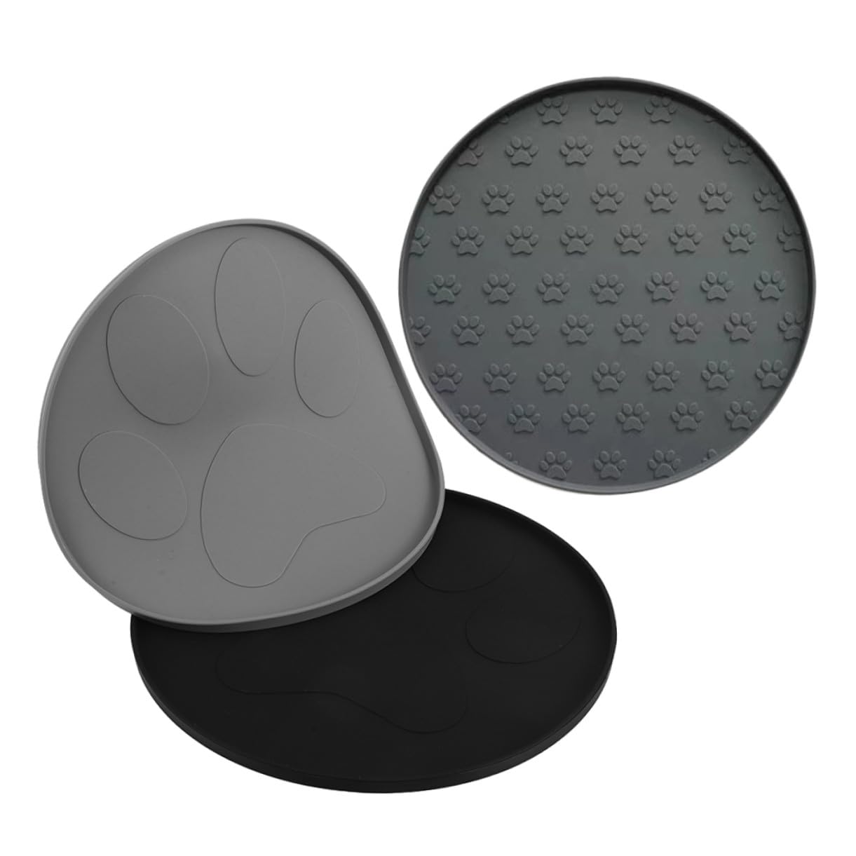 Tapis pour gamelle de chat et chien BESPORTBLE imperméable lot de 3