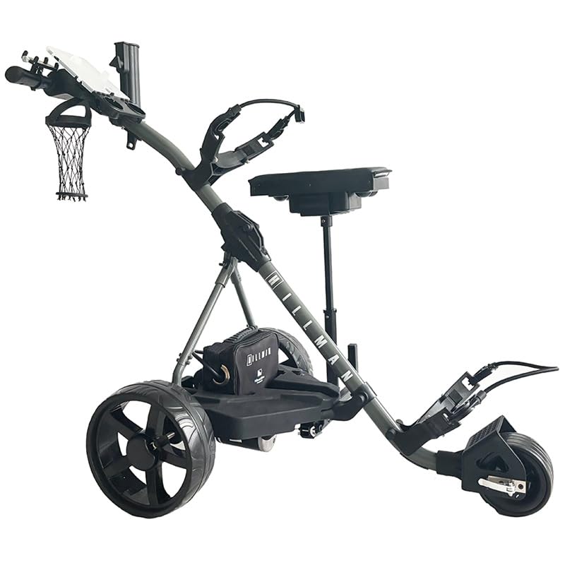 Hillman Caddie 36 Hole Lithium Grey Electric Golf Trolley
