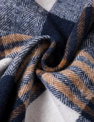 Image of Toddler Boy Clothes Plaid Hooded Shirt White T-shirt Top and Solid Color Pants 3Pcs Winter Boys Clothes