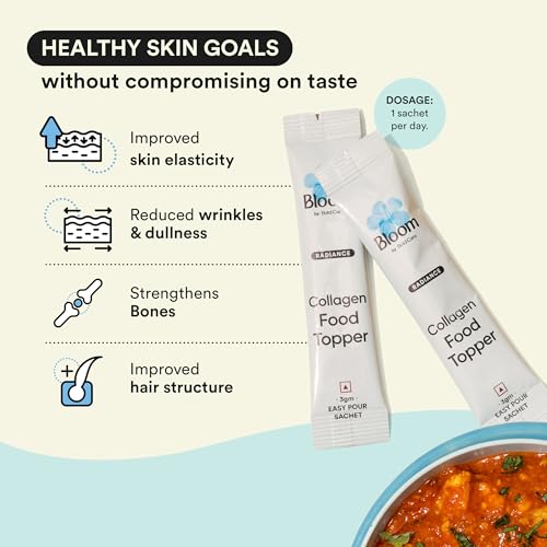 Image of Bloom by Bold Care Collagen Powder + Peptide Easy Pour Sticks | Collagen Support & Bone Health | Reduced Wrinkles & Hydrated Skin | Add to all food & beverages | 30 Easy Pour Sticks (Pack of 1)