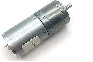 KOVNOVI JGA25-370 Gear Motor DC 6-24V Reduction Gears Motor for Low Speed Electric Motor Micro Gearbox Reducer DINGGUANGHE (Speed(RPM) : 12V 1931rpm, Voltage(V) : Package A)