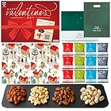 バレンタイン ナッツリンク ナッツ ギフト おつまみ 12袋 プレゼント 豆菓子 セット 甘くない おしゃれ お取り寄せ 個包装 お菓子 手土産 小分け ギフトカード 間違い探し 手さげ袋付き 詰め合わせ