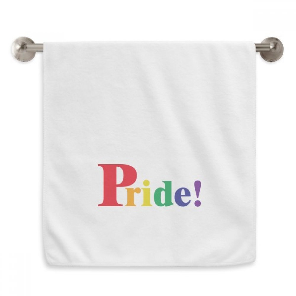 Serviette moelleuse arc-en-ciel fiertés de qualité supérieure 13 x 29 inch
