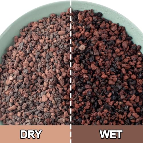 Image of CJGQ 45lb Mix Lava Rocks for Plants - Horticultural Volcanic Rock Gravel for Landscaping