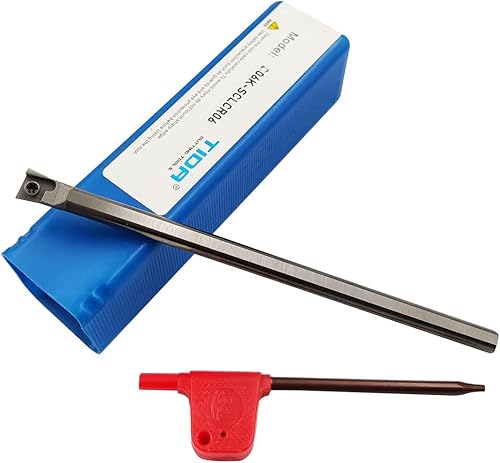 1 soporte para herramientas de torneado de carburo sólido CNC C06K-SCLCR06, soporte para herramientas de choque de acero de tungsteno, eje de 1 soporte para herramientas de torneado de carburo sólido CNC C06K-SCLCR06, soporte para herramientas de choque de acero de tungsteno, eje de