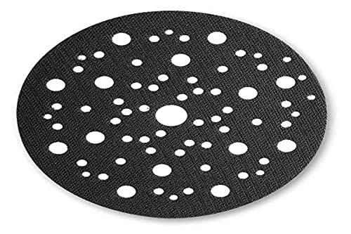 Mirka PROS 650CV / Druckluft Exzenter-Schleifer Schleifmaschine mit Zentral-Absaugung und Klett/für Ø 150mm Schleifpapier / 5,0mm Hub / 8995650111 & Schutzauflage Ø 150mm 67-Loch, 5 Stück – Bild 6