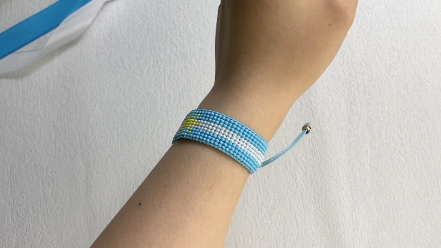 Pulsera ajustable artesanal de banderas para hombres y mujeres miniatura 7