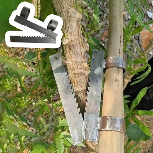 KLYDBMYT Estrattore di alberelli con Bordo seghettato Antiscivolo, estrattore di Radici per piantagione e sradicamento, estrattore di Pali di Recinzione per Cortile/Fattoria/Cortile