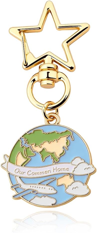 Travel Bag Charm for Women Men Flight Attendant Keychain Charm for Travel Lovers