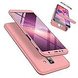 Funda Samsung Galaxy J6 Plus 360°Caja Caso + Vidrio Templad