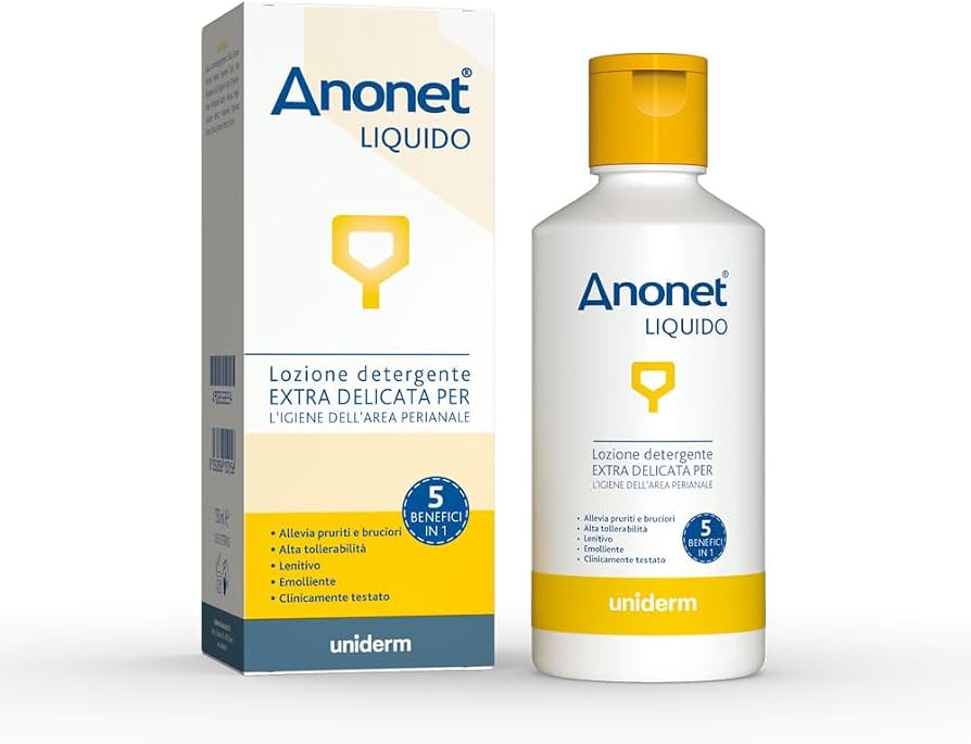 Savon liquide Anonet pour l'hygine intime, apaisant et mollient, soulage  les dmangeaisons et les brlures, convient galement aux peaux sensibles,  fabriqu en Italie (1 paquet de 150 g) : Amazon.fr: Beaut et
