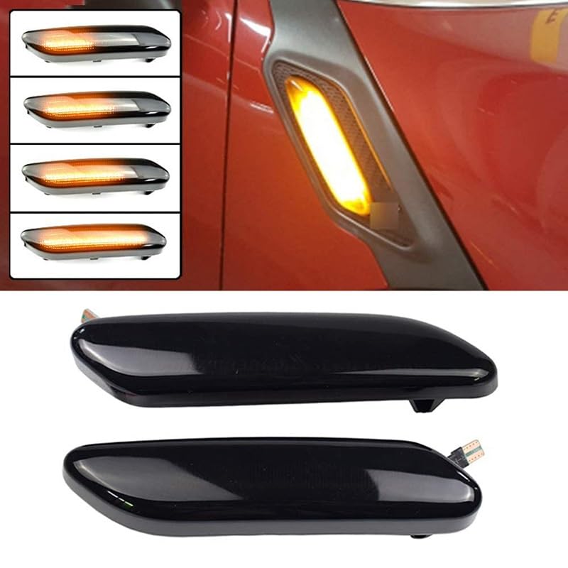 Luz intermitente LED intermitencia dinámica secuencial para coche X5 E53 2