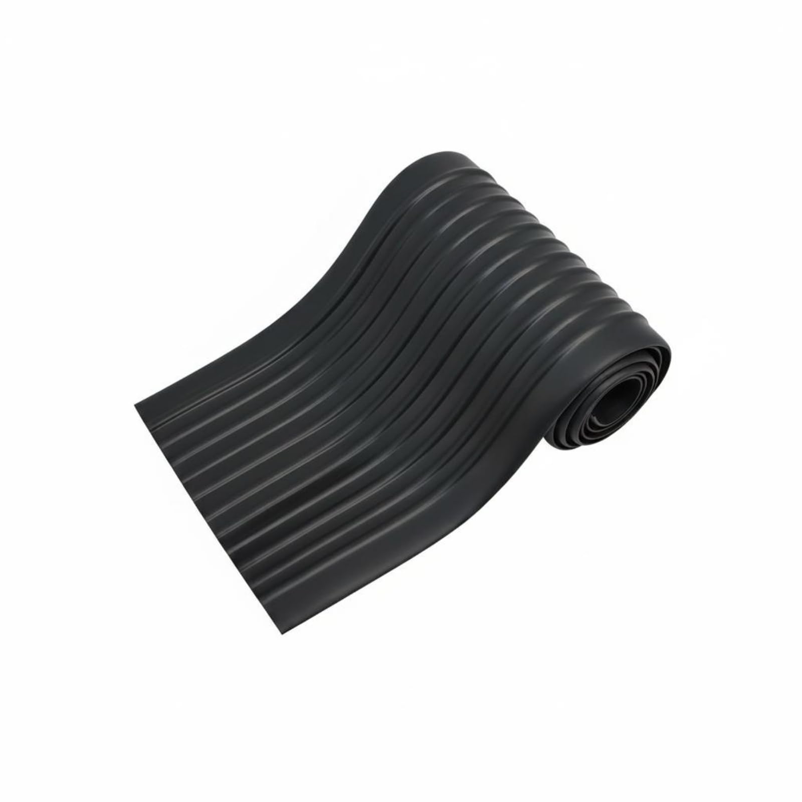 Material de Reparación para Bote Banda Protectora Refuerzo de Casco Tira para Borda Cinta PVC Náutica en PVC Grueso con, Negro, Negro, 5 Metros, 15 Cm De Ancho