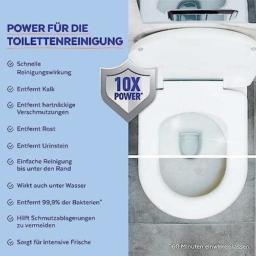 WC-Reiniger Sagrotan Ozeanfrische 2in1 für gründliche Reinigung